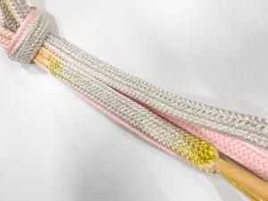 未使用品　正絹　手組帯締め